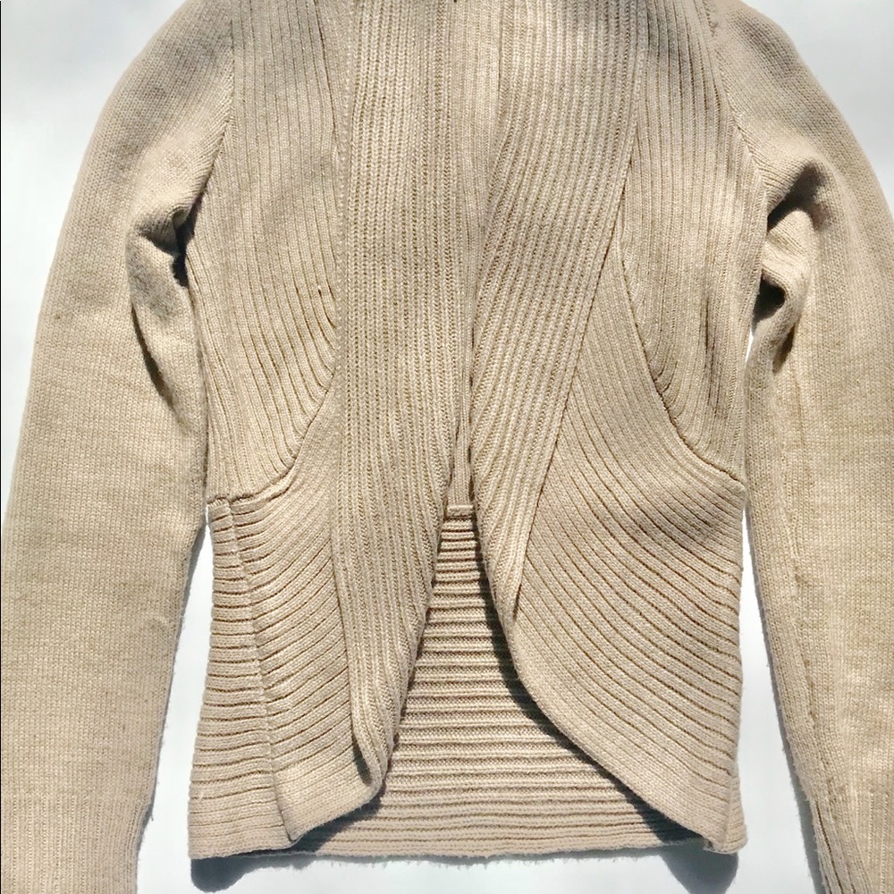 Tan cardigan